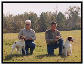 Louise & Danny Brown, Big Oaks Brittanys Mississippi Brittany Breeders